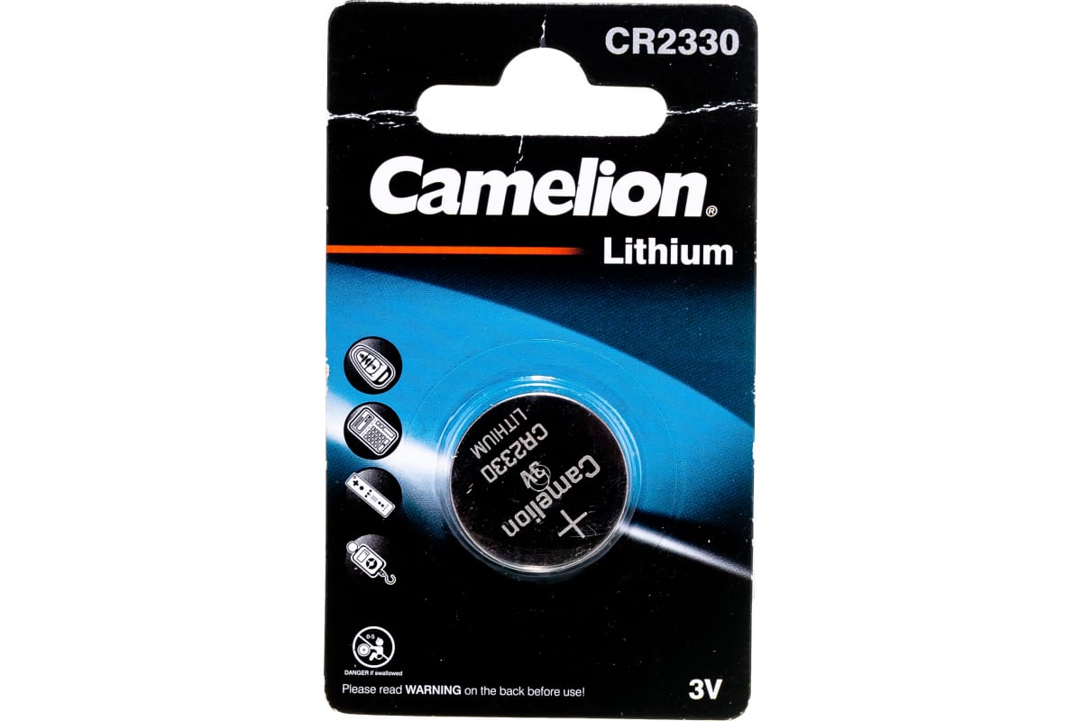 Батарейка таблетка CR2330 3v Camelion  D-23,5 H-3,0