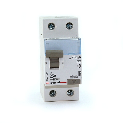 Устройство защитного отключения (УЗО)  Legrand  TX³ 2P  25А 300мА (403038)