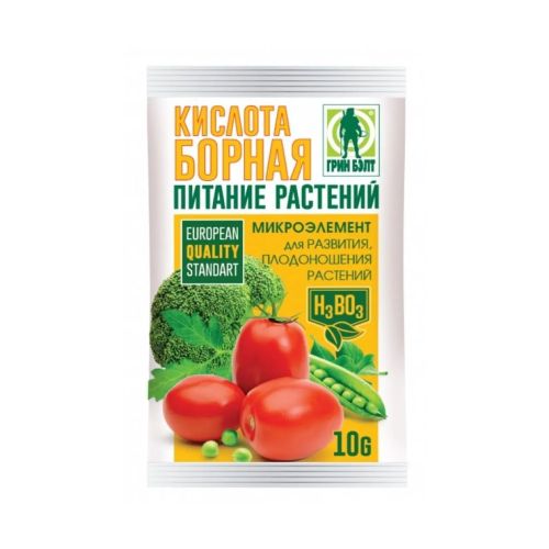 Удобрение Борная кислота 10 гр Green belt