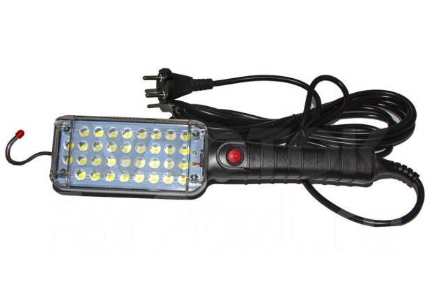 Фонарь светодиодный переносной YD-1245 34LED, 230V, шнур 5м (переноска) 