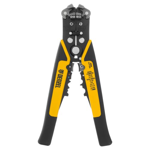 Клещи для снятия изоляции и обжима наконечников 0.2 - 6.0 мм² Denzel 17742