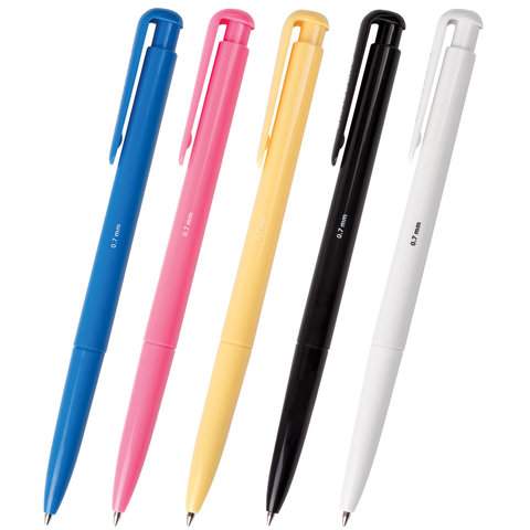 Ручка шариковая синяя 0,35mm автомат BRAUBERG "Hot Hit" 140891