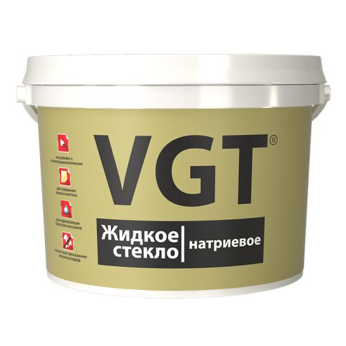 Клей VGT Жидкое стекло натриевое 3 кг 