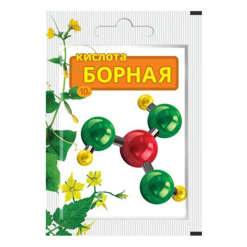 Удобрение Борная кислота 10 гр Ваше Хозяйство