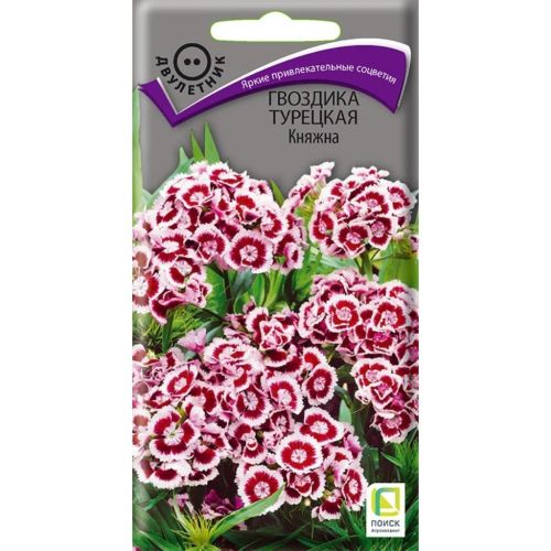 Семена Цветы Гвоздика турецкая Княжна, 0.3 г, Поиск