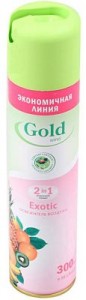 Освежитель воздуха GOLD WIND Exotic (Экзотик) 300мл Сибиар