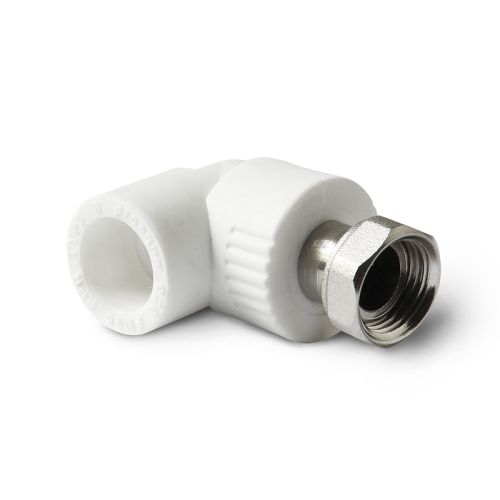 Уголок комбинированный с накидной гайкой 20*1/2 PP-R