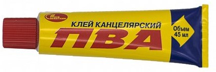 Клей ПВА Новбытхим Канцелярский 45 гр 