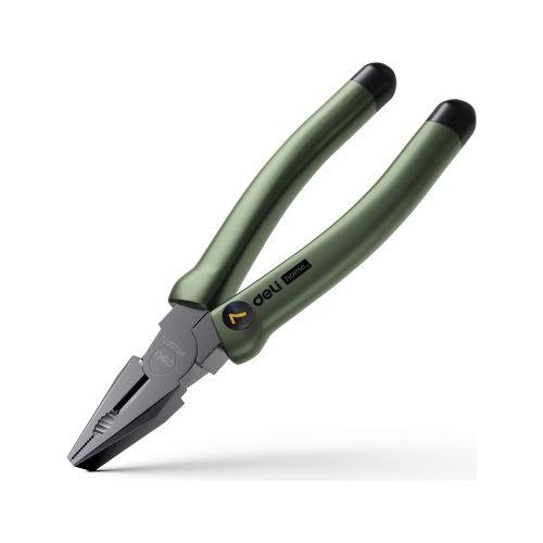 Пассатижи 180 мм рукоятка софттач пластик DELI Home Series Green HT2007L