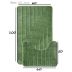 Набор ковриков L CADESI LEMIS 60*100+60*50 REL-0092605 зелёный
