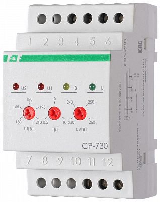 Реле напряжения F&F CP-730
