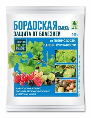 Средство защита от болезней Бордоская смесь 100 гр Green belt