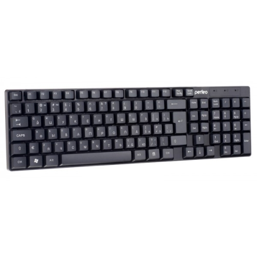 Клавиатура проводная USB PERFEO PF-8801 (PF_4511) Domino, черная