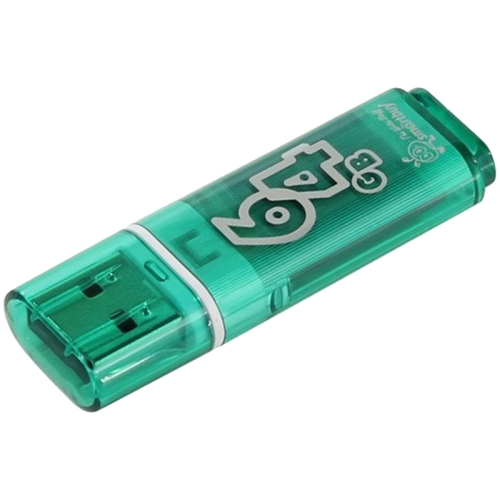 Флешка USB 2.0  64 Gb SmartBuy Glossy Green 