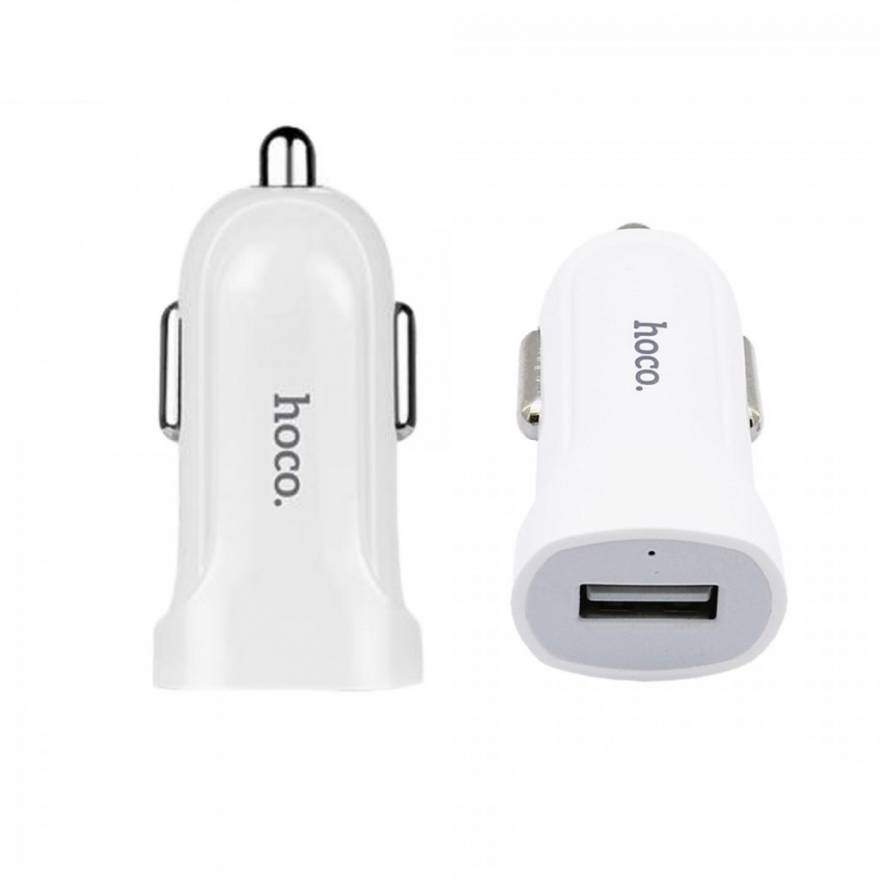 Автомобильное зарядное устройство в прикуриватель HOCO USB 1 порт 12-24V 1,5A Z2