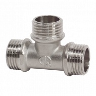 Тройник никель  3/4"(20мм) нар.-нар.-нар.