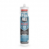 Клей-герметик Soudal Fix All FLEXI, (290 мл) картридж белый