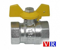 Кран газовый  1/2" (15мм) внутр-внутр бабочка