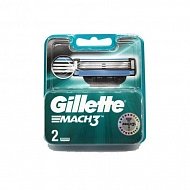 Кассеты сменные Gillette Mach3  2 шт пластик 91639039
