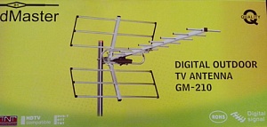 Антенна TV уличная активная Gold Master GM-210