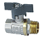 Кран шаровой 1/2" (15мм) внутренний-наружый бабочка AQualink Кран шаровой 1/2" (15мм) внутренний-наружый бабочка AQualink