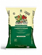 Грунт Живая Земля УНИВЕРСАЛЬНЫЙ с биогумусом 50 л TERRA VITA