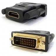 Переходник HDMI гнездо- DVI-D(24+1) штекер A7004