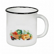 Кружка эмаль 0,25л с рисунком