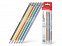Карандаш с ластиком пластиковый чернографитный трехгранный ErichKrause Classic HB 55270