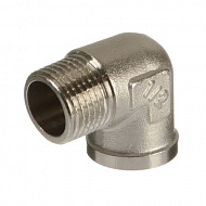Угольник никель  1/2"(15мм) внутр-нар