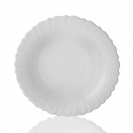 Тарелка обеденная Royal Garden Basic White, стекло, d 25 см