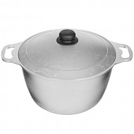 Кастрюля алюминий  6,0л с крышкой KUKMARA к60