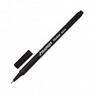 Ручка капиллярная чёрная 0,4mm BRAUBERG "Aero" 142252