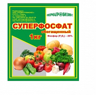 Удобрение Суперфосфат обогащенный 1кг (фосфор 30%) Пермагробизнес