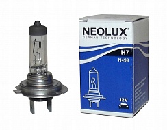 Лампа автомобильная галогеновая Neolux Standart H7 12v 55w Px26d N499
