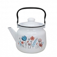 Чайник эмалированный 3,5л Цветочки 01-2713/4 ММК Эмаль