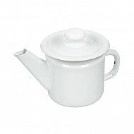 Чайник эмалированный 1,0л Сибирские товары, светлый, С42707/С42707.3