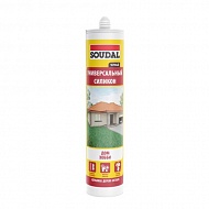 Герметик силиконовый SOUDAL универсальный (280 мл) черный 