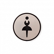 Табличка Apecs SP-02-INOX Woman