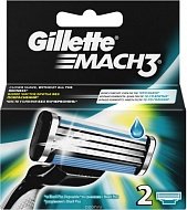 Кассеты сменные Gillette Mach3  2 шт картон 91506675