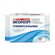 Салфетки влажные SMART 60 шт. антибактериальные