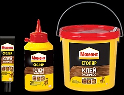 Клей ПВА "Момент"  СТОЛЯР  "светлое дерево" 750 гр.