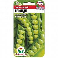 Семена Горох Грюнди, 4г., Сибирский Сад