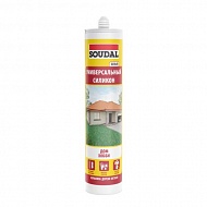 Герметик силиконовый SOUDAL универсальный (280 мл) белый 