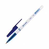 Ручка шариковая синяя 0,5mm "BRAUBERG" Офисная 140662