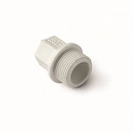 Заглушка резьбовая наружняя резьба 1/2 PP-R