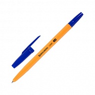Ручка шариковая синяя 0,5mm BRAUBERG "ORANGE Line" 143331