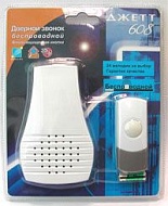 Звонок беспроводной ДЖЕТТ 608 (80м) 24мел./3*АА